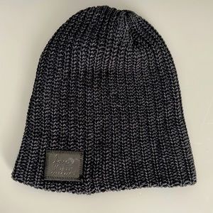 Love ❤️ Your Melon, black on black beanie